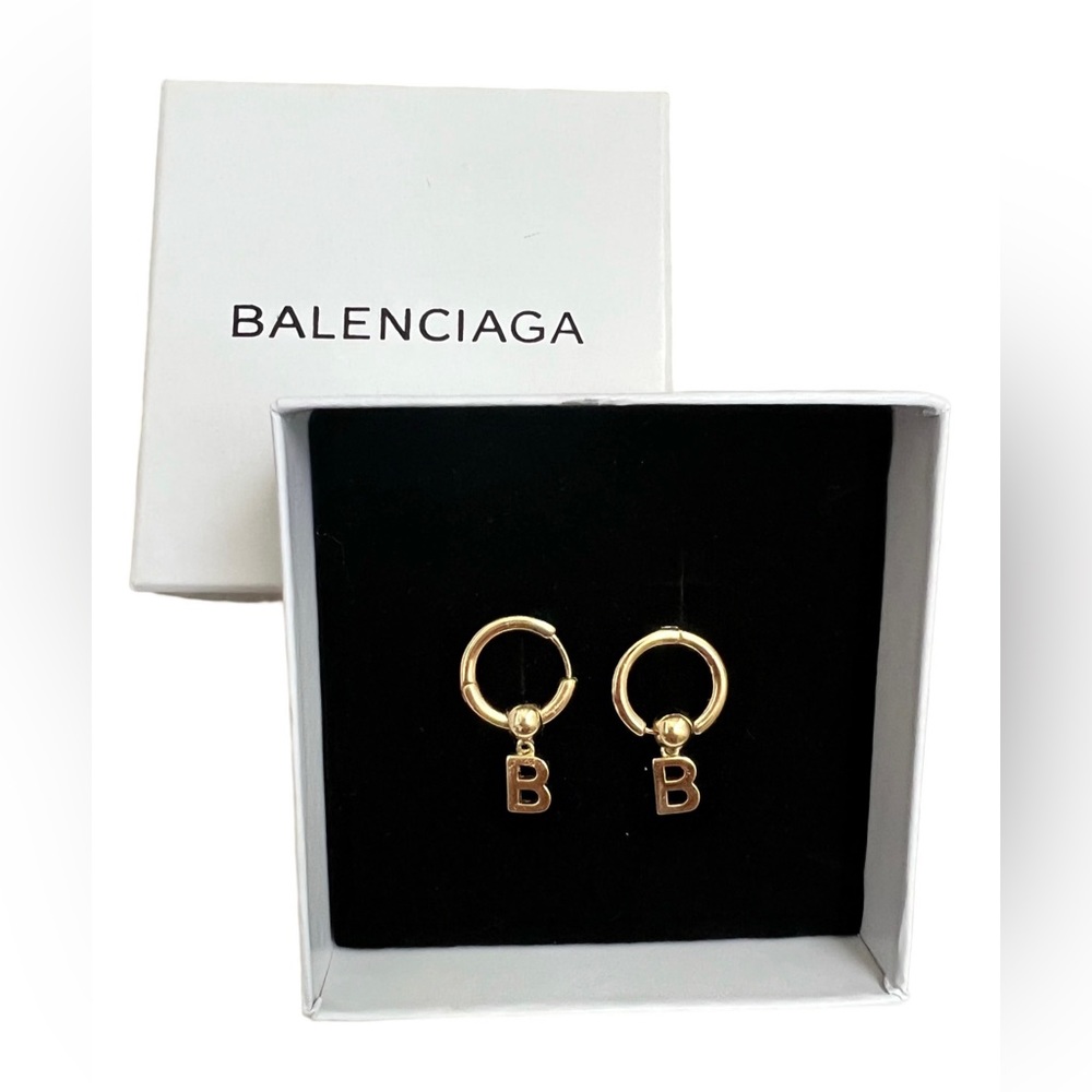 Balenciaga - Authentic - hoops earrings